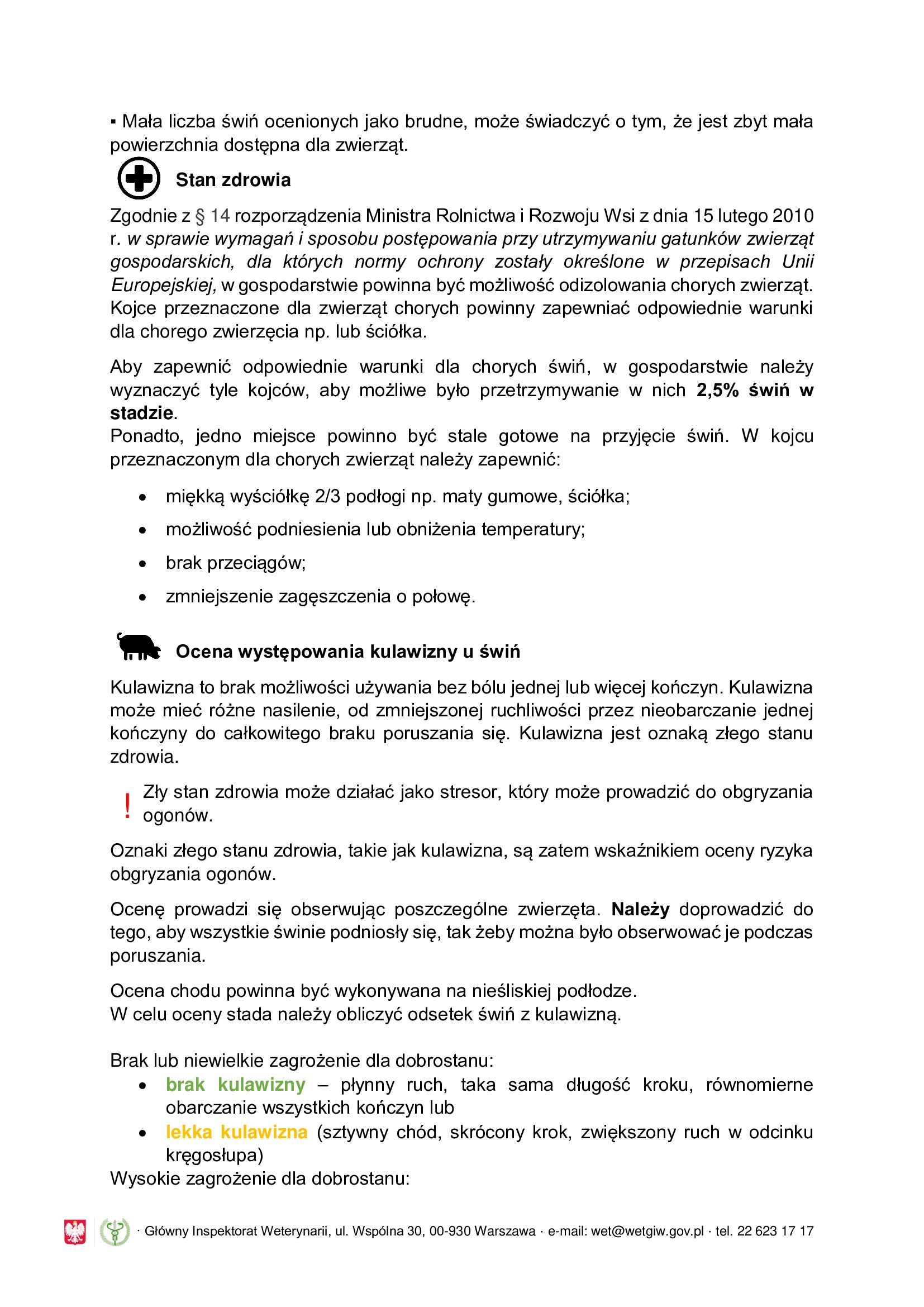 Obgryzanie ogonk&oacute;w u świń - informacja dla rolnik&oacute;w
