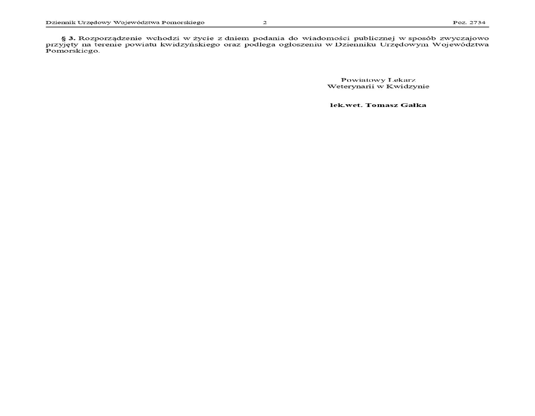 Rozporządzenie nr 3/2024 PLW Kwidzyn