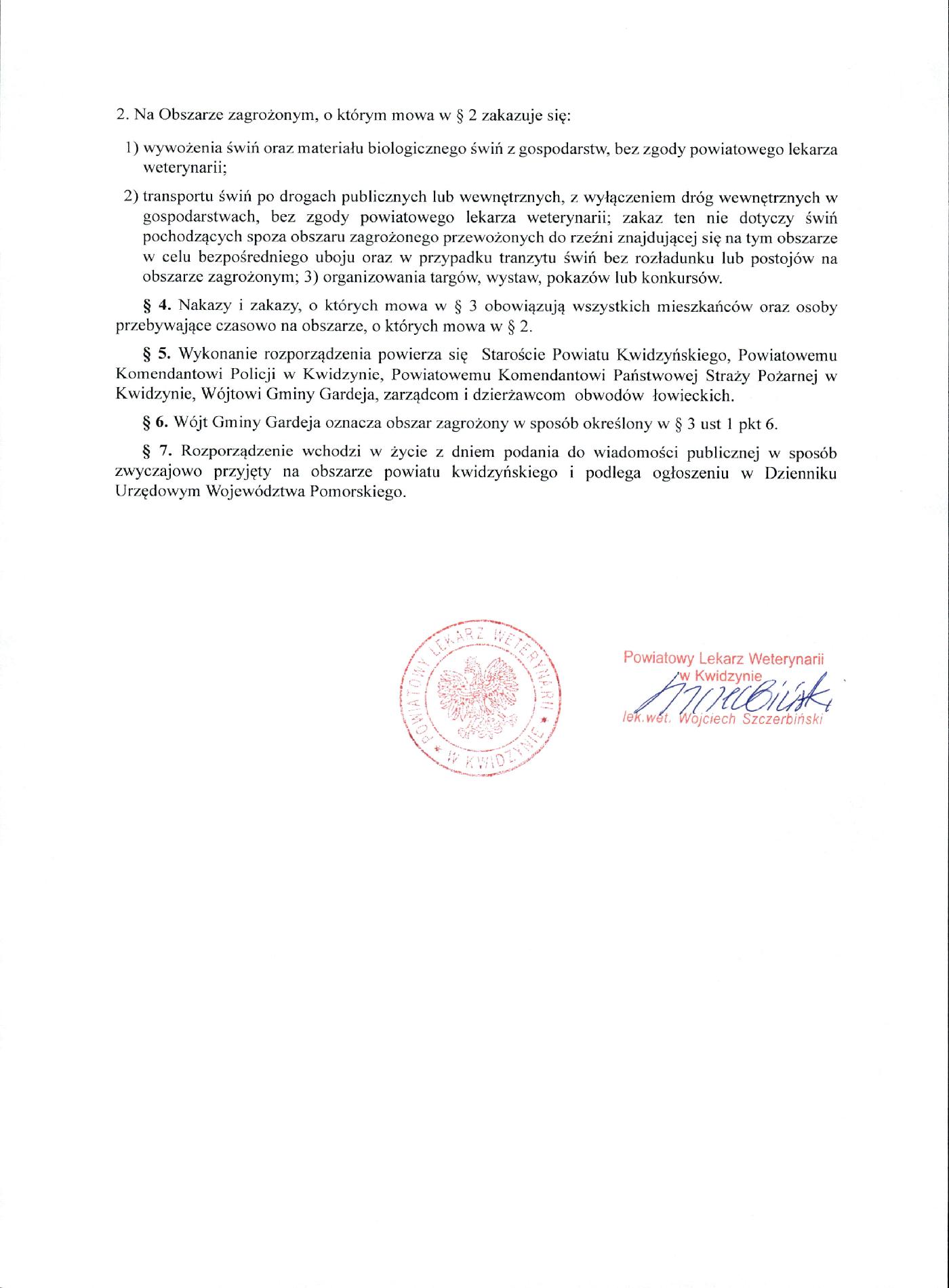 Rozporządzenie nr 8-2024 PLW w Kwidzynie _0002